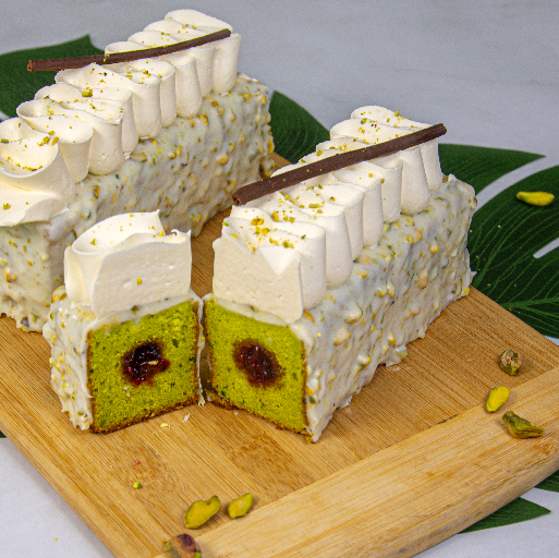                   Budín de Pistacho