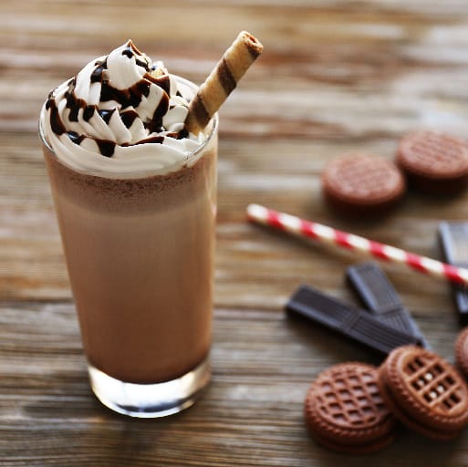 Milkshake de chocolate